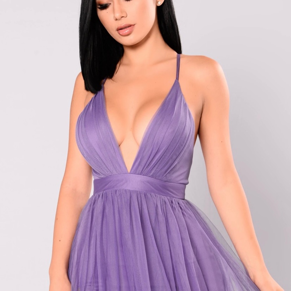 NWT Flowing maxi purple dress